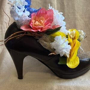 Runway For Hope Designer Floral Shoes.